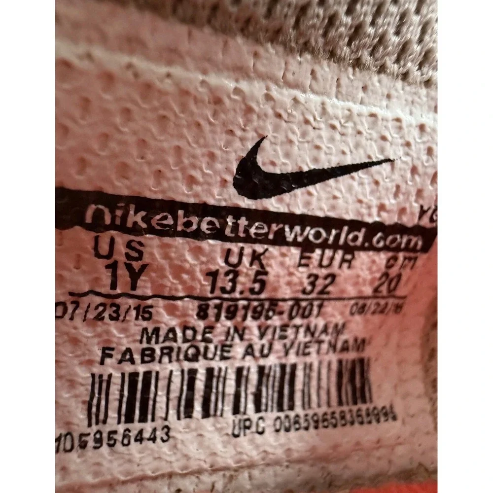 Nike‎ Tiempo Rio III FG-R Youth Soccer Cleats White Black Crimson 1Y